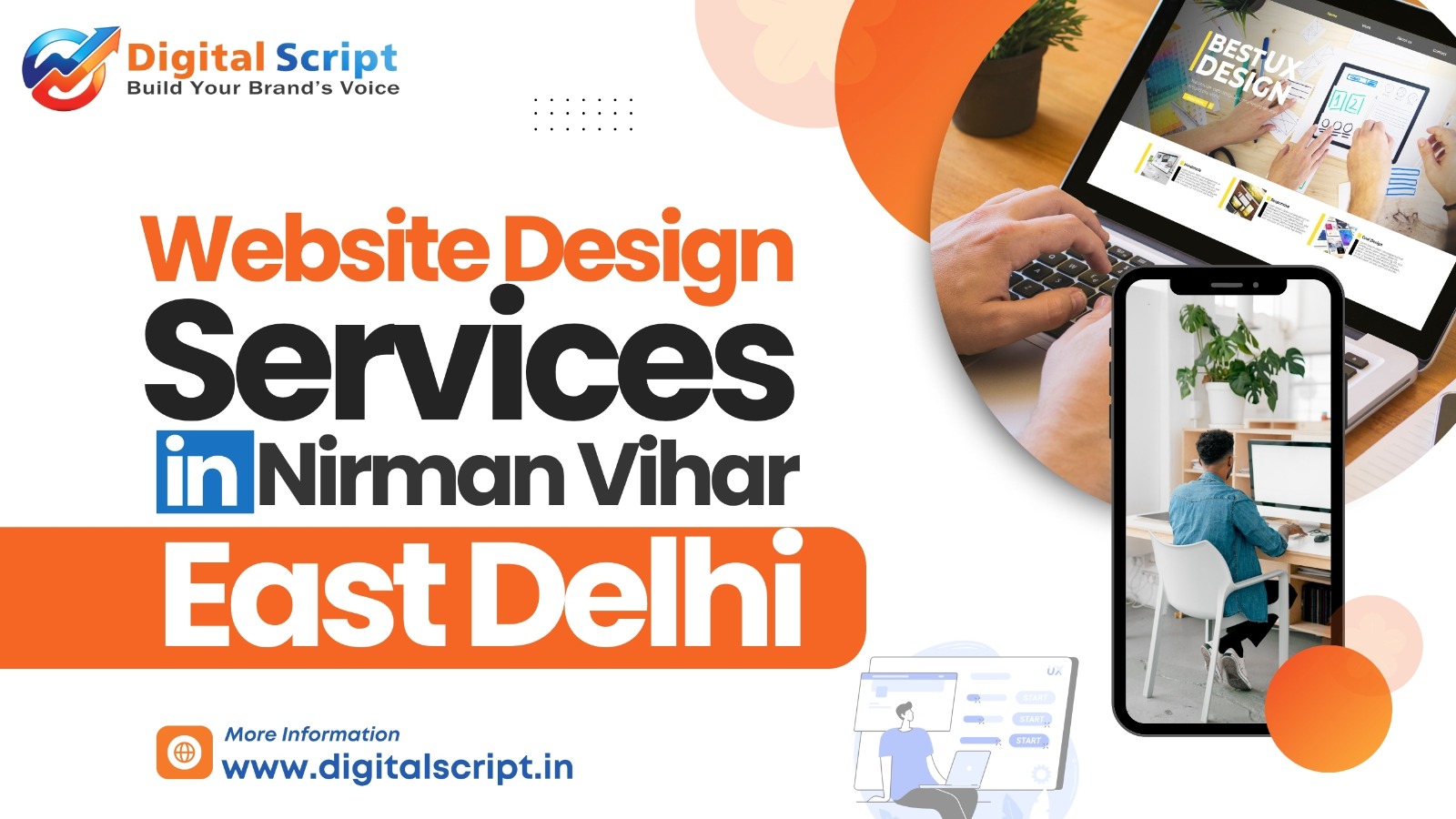Website Design Services in Nirman Vihar East Delhi